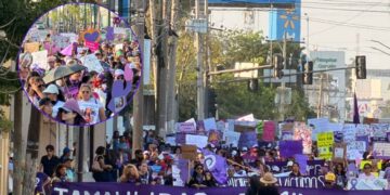 8 de marzo marcha Tampico