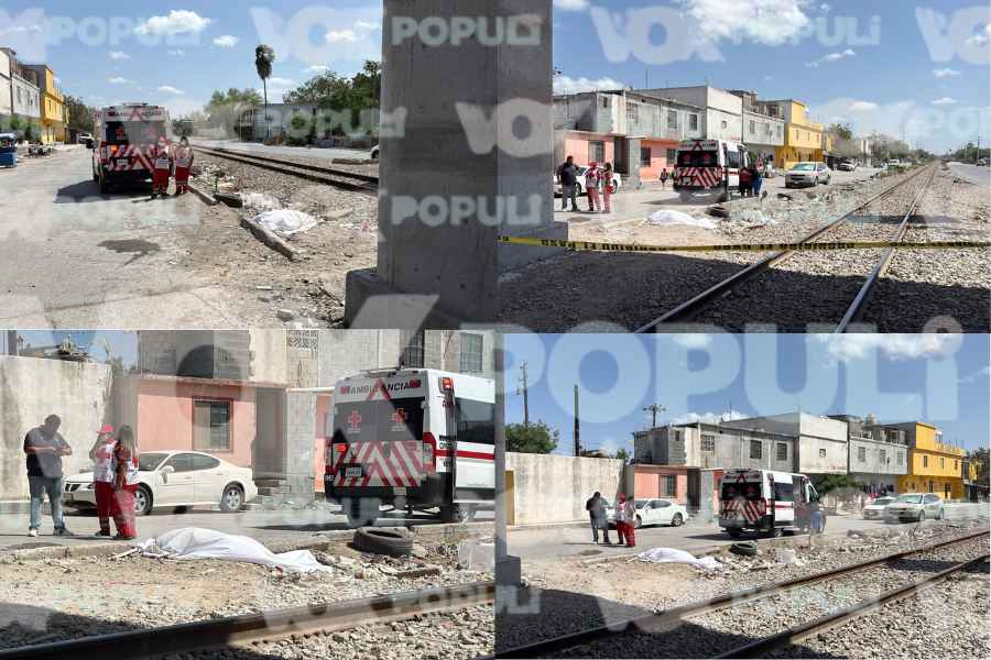 Masculino pierde la vida al ser arrollado por el tren en Reynosa, Tamaulipas
