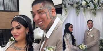 Mona y Geros celebran su boda civil en una ceremonia intima