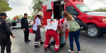 Motociclista accidente El Mante