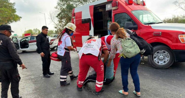 Motociclista accidente El Mante