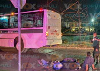 Motociclista herido en Tampico