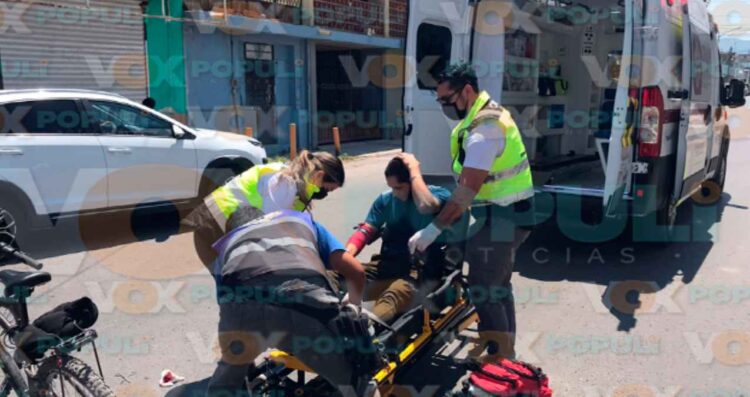 Motociclista hospitalizado Victoria