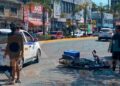 repartidor accidente Centro Ciudad Madero