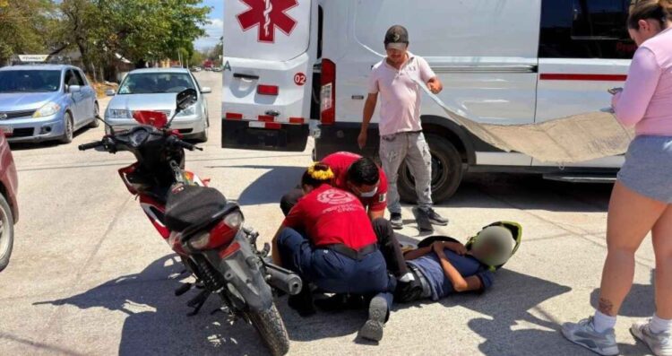 Motociclista hospital El Mante