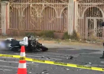 Muere motociclista tras accidente en la Carretera Nacional en Santiago, NL