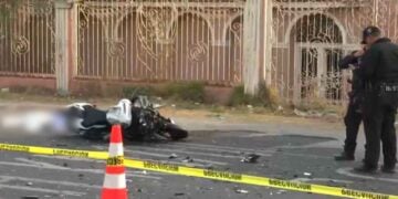 Muere motociclista tras accidente en la Carretera Nacional en Santiago, NL