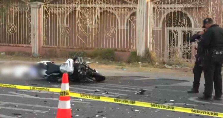 Muere motociclista tras accidente en la Carretera Nacional en Santiago, NL