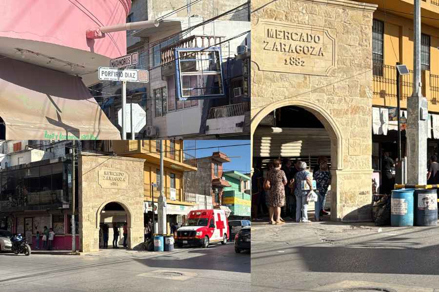 Mujer murió en Mercado Zaragoza (2)