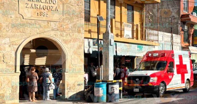 Mujer murió en Mercado Zaragoza