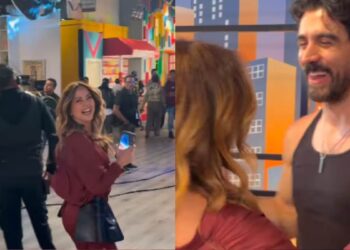 Novio de Andrea Legarreta se hace tatuaje temporal en honor a ella