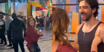 Novio de Andrea Legarreta se hace tatuaje temporal en honor a ella