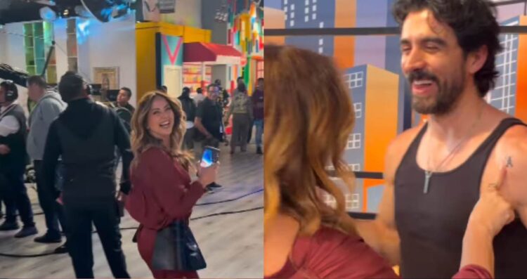 Novio de Andrea Legarreta se hace tatuaje temporal en honor a ella