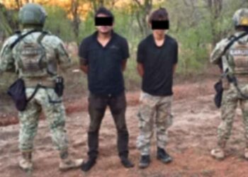 Operativo deja dos detenidos y arsenal asegurado en Tepuche, Culiacán