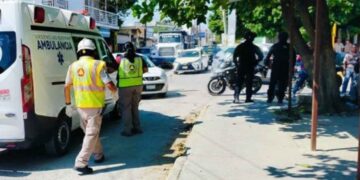 Percance vial en la colonia Ladrillera