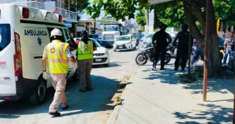 Percance vial en la colonia Ladrillera