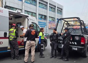 Persona caída Monterrey