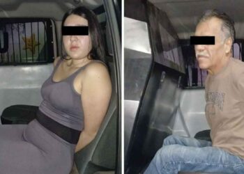 Policías de Monterrey auxiliaron al afectado y detuvieron a los implicados pareja fraude iPhone Monterrey