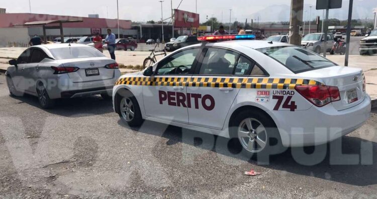 Por no ver el alto, conductor desata choque múltiple en Ciudad Victoria, Tamaulipas