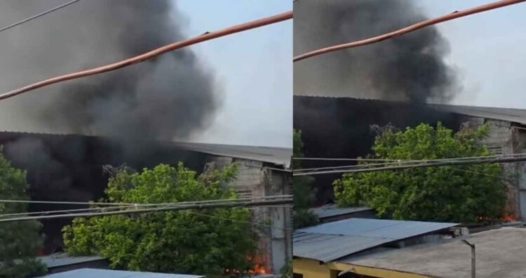 incendio avenida Guillermo Prieto El Mante