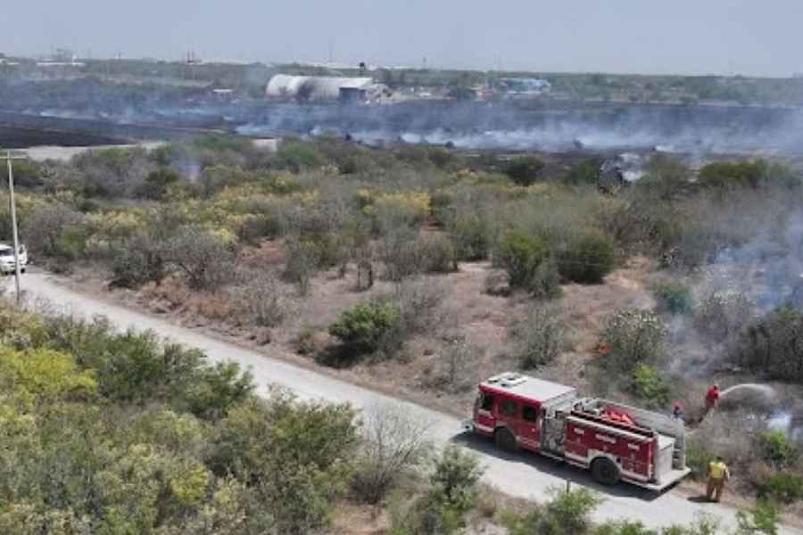 Protección Civil refuerza vigilancia ante repunte de incendios en Ciudad Victoria, Tamaulipas