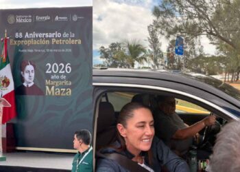 Pueblo Viejo, Veracruz, recibe a Claudia Sheinbaum en el 88 Aniversario de la Expropiación Petrolera