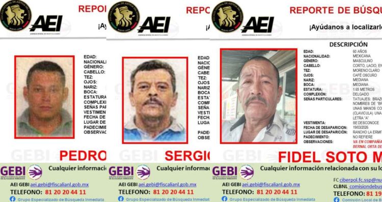 Reportan desaparición de 3 hombres en Colonia Rancho La Ermita en China, Nuevo León
