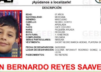 Reportan desaparición de niño en Linares, Nuevo León; autoridades piden ayuda para localizarlo