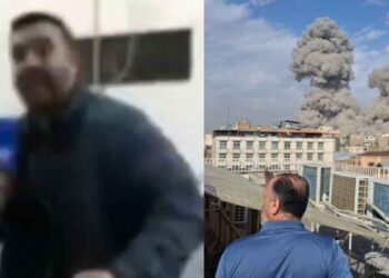 Reportero sigue transmitiendo en vivo mientras se registran bombardeos en Teherán
