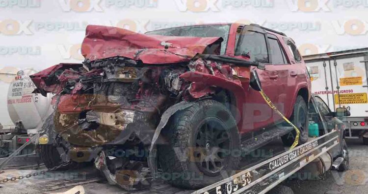 Revelan más información del fatal choque en la carretera Victoria-Zaragoza en Tamaulipas