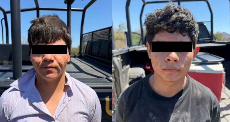 SEMAR captura en Sinaloa a dos presuntos miembros de Los Mayos y desmantela narcolaboratorio