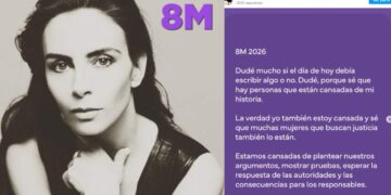 Sasha Sokol vuelve a alzar la voz en el 8M de 2026