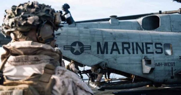 Senado entrenamiento con marines