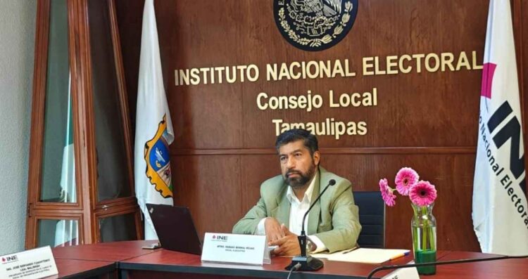 Sergio Bernal Rojas toma protesta como nuevo vocal ejecutivo del INE en Tamaulipas