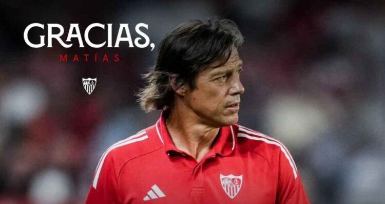 Sevilla hace oficial la destitución de Matías Almeyda como su entrenador