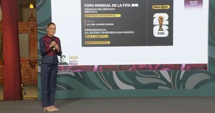 Sheinbaum anuncia dinámica para ganarte su boleto para la inauguración del Mundial 2026; así puedes participar