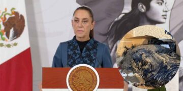 Sheinbaum descarta daños graves en playas del Golfo de México tras derrame de hidrocarburo