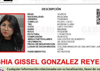 Solicitan ayuda para encontrar a joven que desapareció en Juárez, Nuevo León