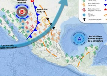 Tormenta Invernal México estados