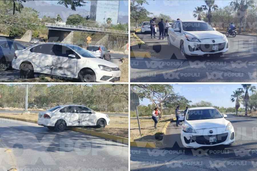 Tras omitir señal de alto, conductor provoca fuerte choque en Ciudad Victoria, Tamaulipas