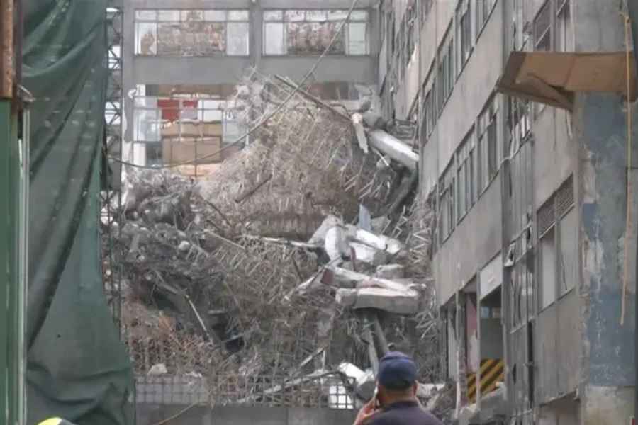 Videos colapso edificio hoy Cdmx