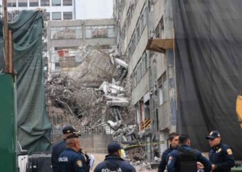 Videos colapso edificio hoy Cdmx