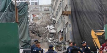 Videos colapso edificio hoy Cdmx