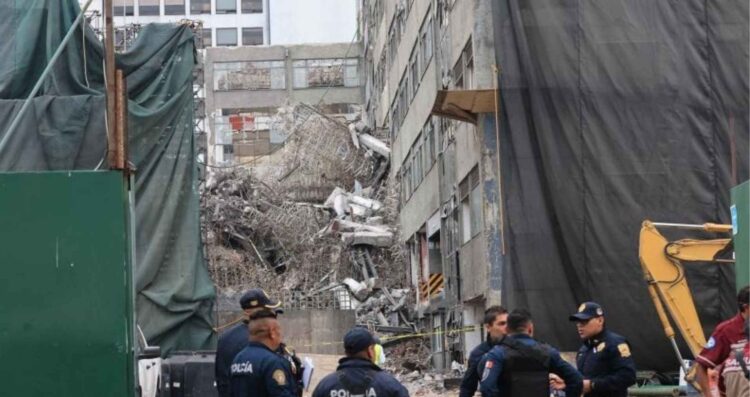 Videos colapso edificio hoy Cdmx