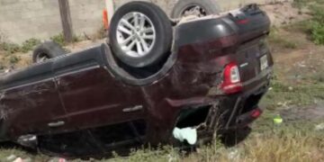 Volcadura deja varios lesionados en Matamoros, Tamaulipas