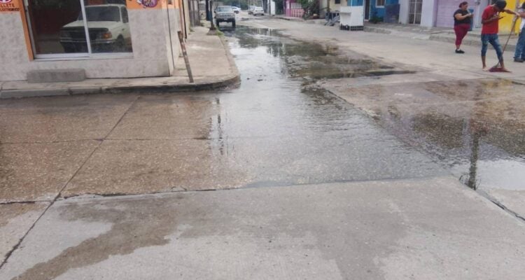 aguas negras La Borreguera Tampico