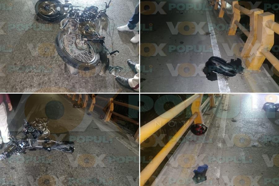 albañil derrapa en puente de Altamira