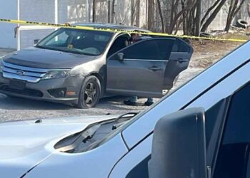 _auto con impactos de bala en Reynosa
