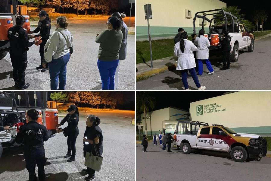 bebidas calientes en hospital de Altamira