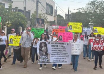 caminata por justicia para Grace en Tampico
